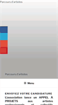 Mobile Screenshot of parcoursdartistes.org